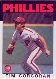 1986 Topps Baseball Cards      664     Tim Corcoran